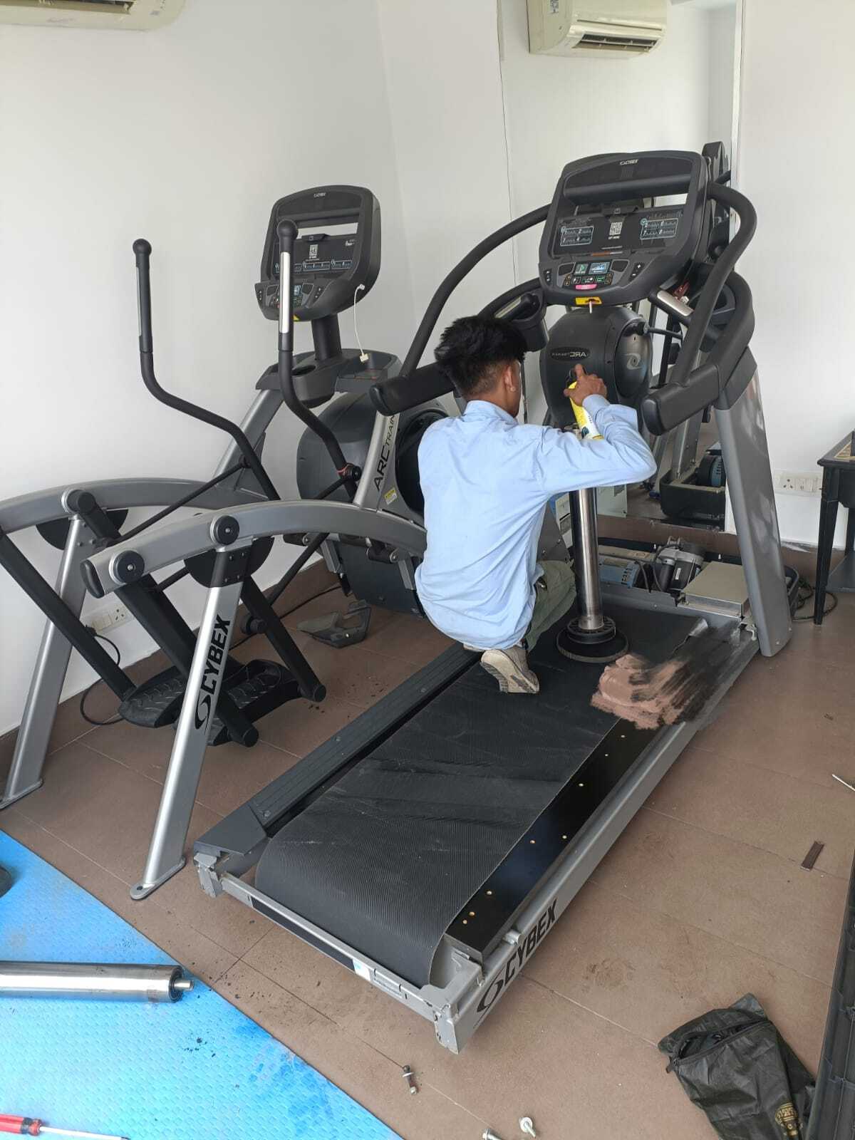 Gym Treadmill Background
